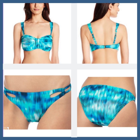 NWT 2PC‎ Kenneth Cole Chasing Waterfall Top Bottom - Picture 1 of 7